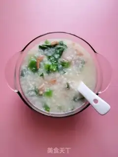 Make Shrimp rice gruel step 9
