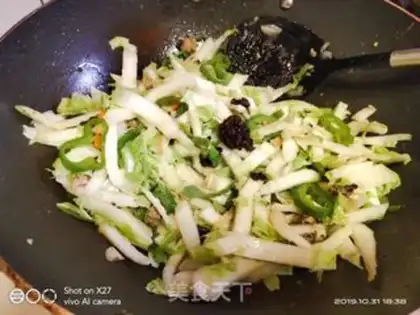 Make Big cabbage, fried meat step 3