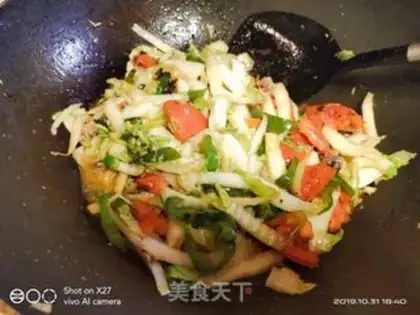 Make Big cabbage, fried meat step 5
