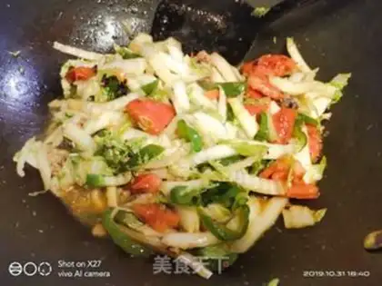 Make Big cabbage, fried meat step 6