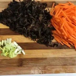 Make Fried silk step 0
