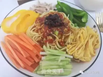 Make Seven coloured noodles step 0