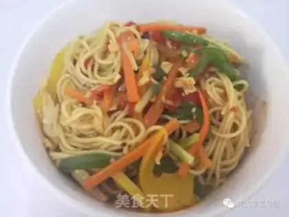 Make Seven coloured noodles step 1