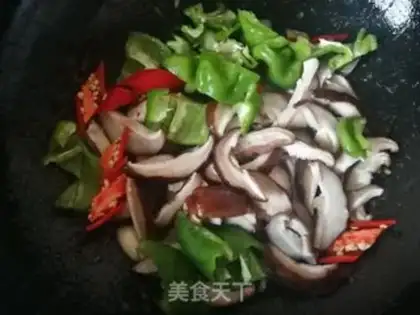 Make Spry pepper mushrooms step 9