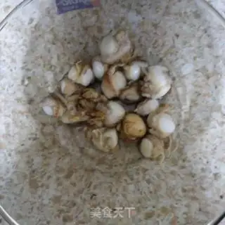 Make Scalloping needle mushrooms step 2