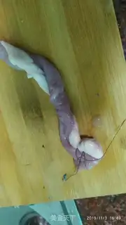Make Fish egg powder intestines step 2