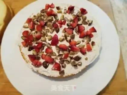Make Chestnut cake step 8