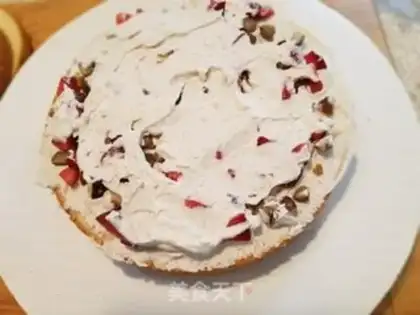 Make Chestnut cake step 9