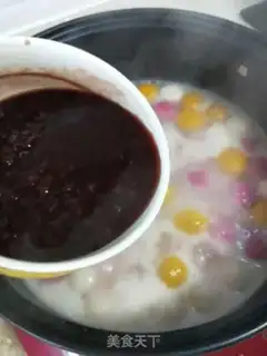 Make Three-colour porridge step 7