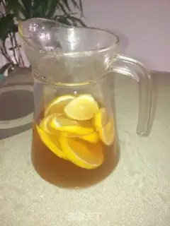 Make Lemon honey tea step 4