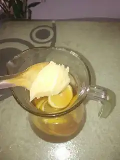 Make Lemon honey tea step 5