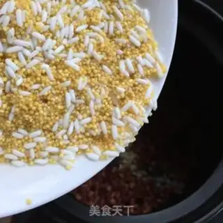 Make Red bean rice porridge step 2