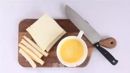 Make Ham cheese and cheese step 3