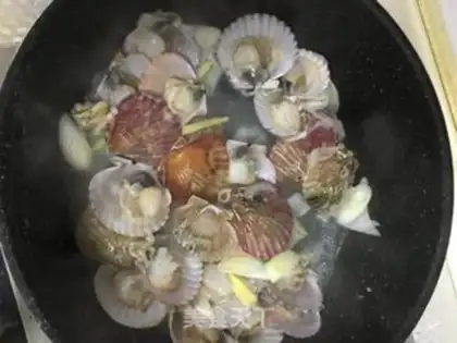 Make Ginger onion scallops step 6