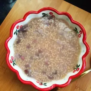 Make Red bean rice porridge step 7