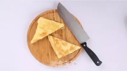 Make Ham cheese and cheese step 6