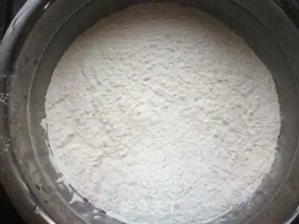 Make radish radish mushroom powder bag step 0