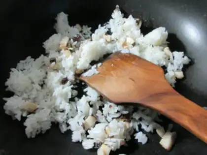 Make Flaming mushrooms and beans step 3