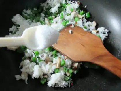 Make Flaming mushrooms and beans step 5