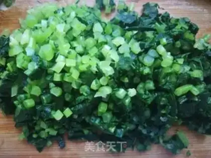 Make radish radish mushroom powder bag step 5