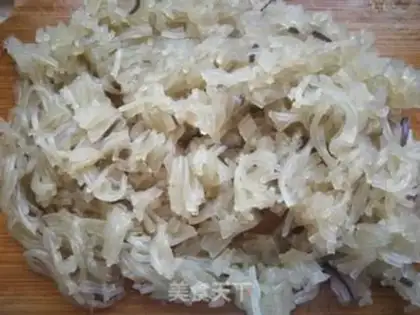 Make radish radish mushroom powder bag step 10