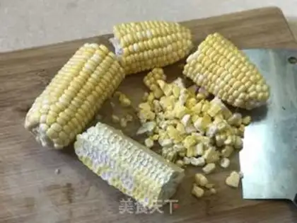 Make Gold corn juice step 1