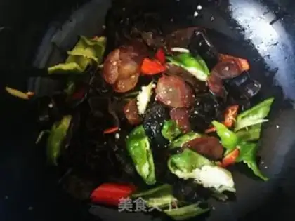 Make Spill peppers for sausages step 8