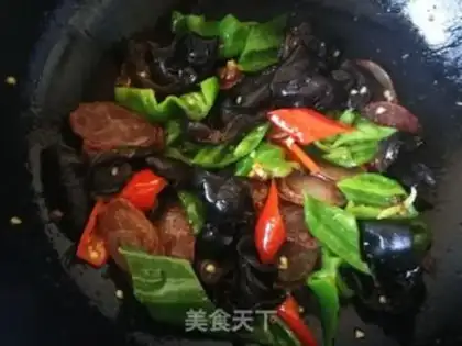 Make Spill peppers for sausages step 9
