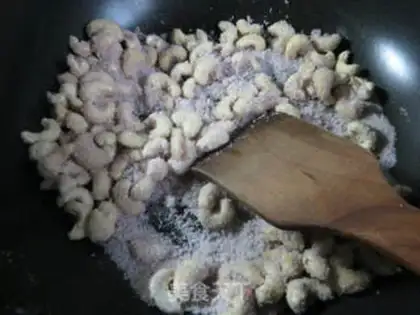 Make Salted cashew step 4