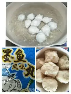 Make Fishball hot noodles step 2