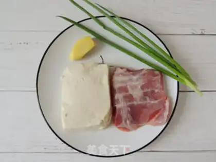 Make Meat and tofu step 0