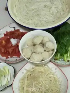 Make Fishball hot noodles step 6