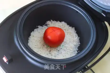 Make Tomato egg rice step 3