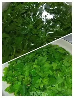 Make Celery leaves with almonds step 2