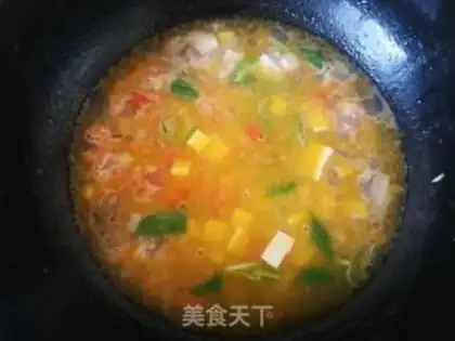 Make Crab tofu soup step 8