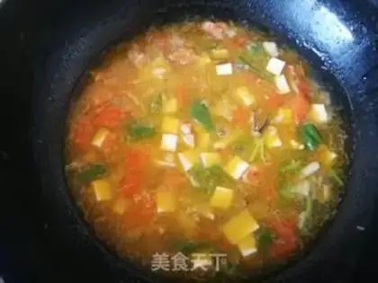 Make Crab tofu soup step 9