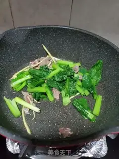 Make Spring beef rice powder step 4