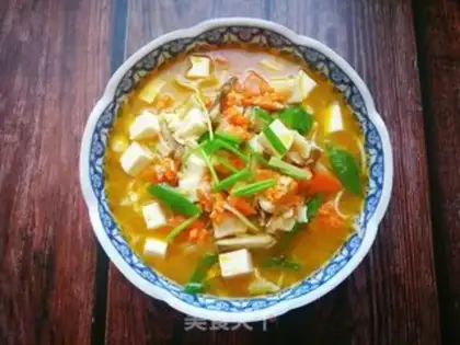 Make Crab tofu soup step 12