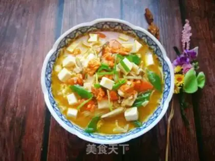 Make Crab tofu soup step 13