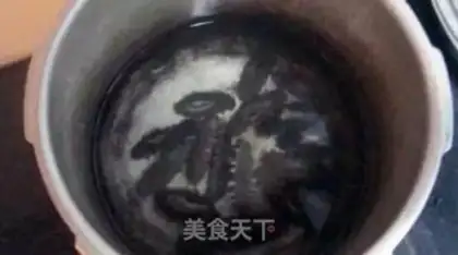 Make The bubble hair of dry sea cucumber step 2