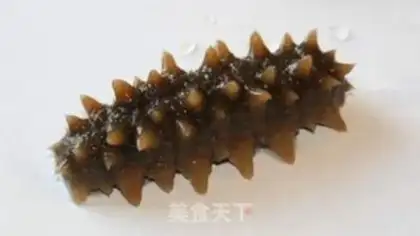 Make The bubble hair of dry sea cucumber step 3