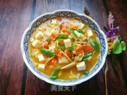 Make Crab tofu soup step 14