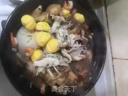 Make Guannan baked pig feet step 6