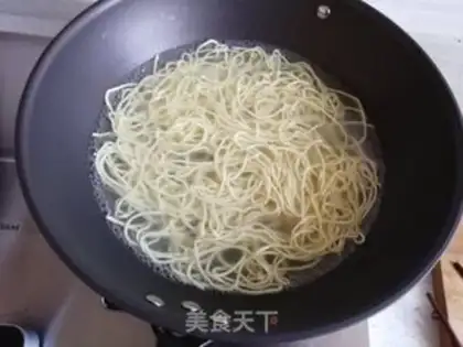 Make Three fresh noodles step 2