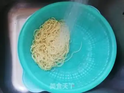 Make Three fresh noodles step 3