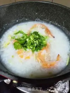 Make Shrimp congee step 3