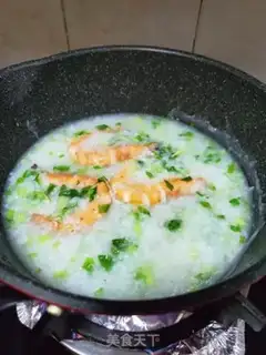 Make Shrimp congee step 4