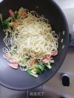 Make Three fresh noodles step 9
