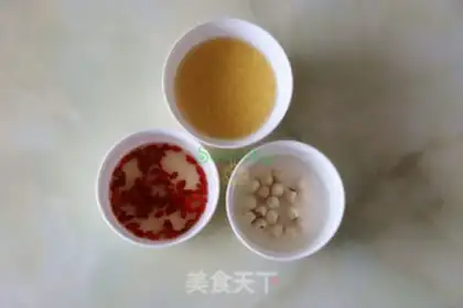 Make Lotus rice porridge step 1