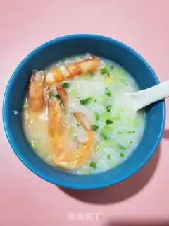 Make Shrimp congee step 6